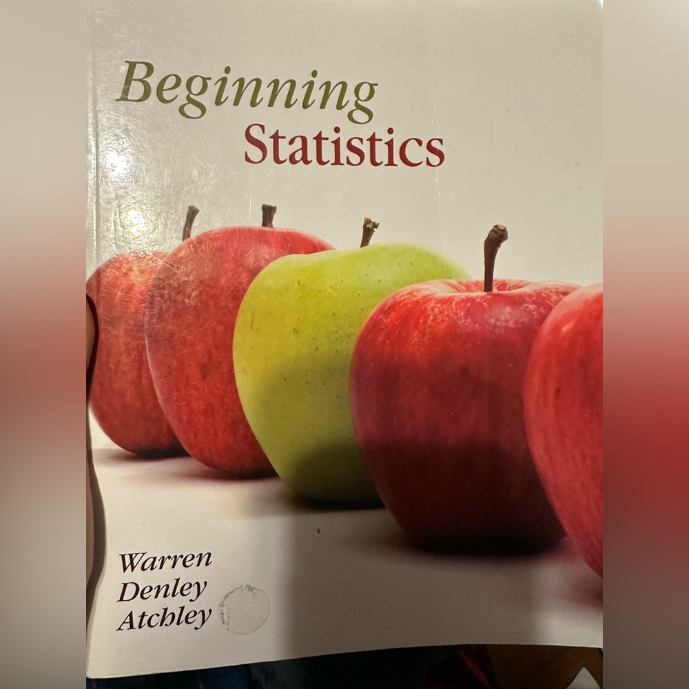Beginning Statistics Textbook